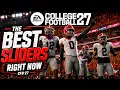 The Best College Football 27 Sliders Right Now