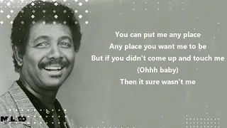 Tyrone Davis Sure Wasn T Me Lyric Video 