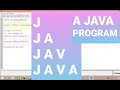 J JA JAV JAVA PATTERN PROGRAM IN JAVA BY MARTIAL JAVA