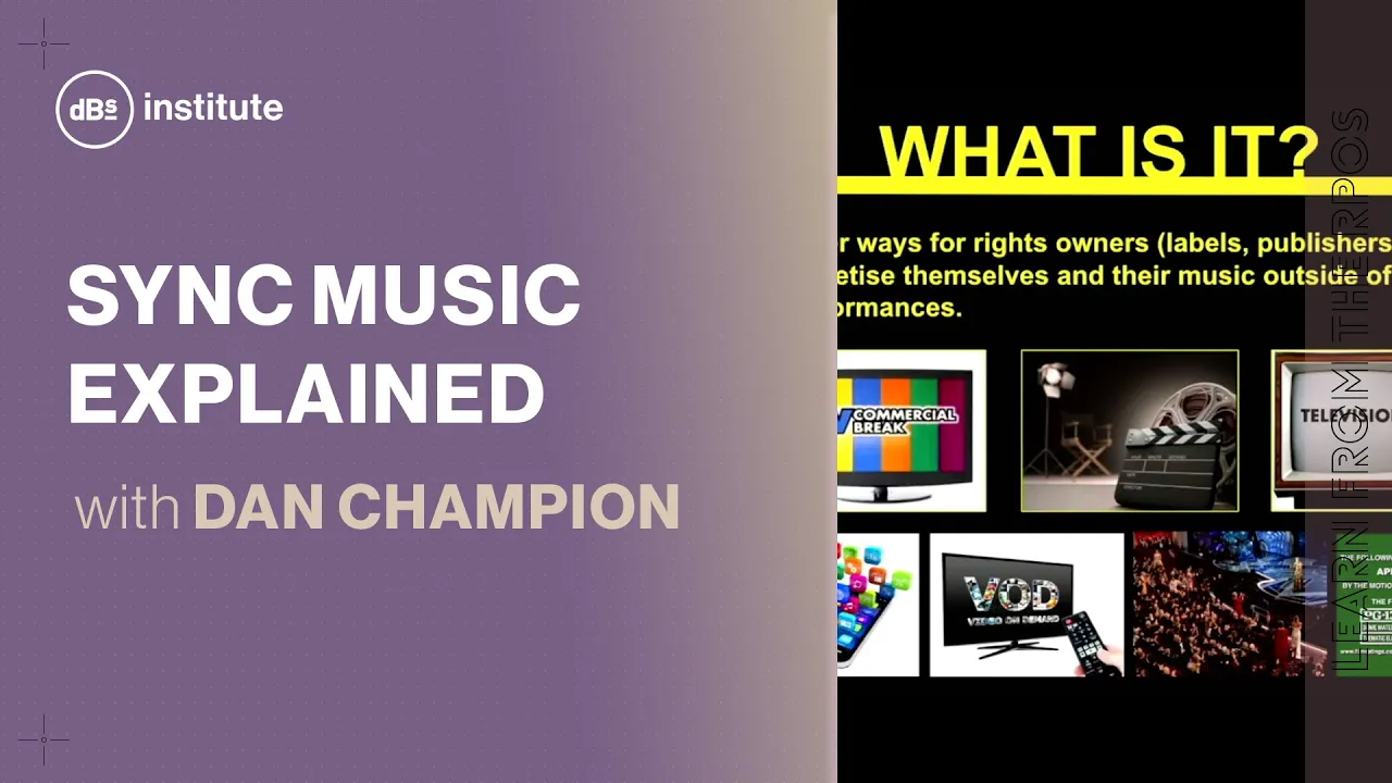 Explaining sync music licensing and types of copyright