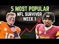 5 Most Popular NFL Survivor Picks Week 1 Which Ones Can You Trust
