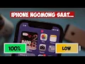 Download Lagu Cara buat peringatan saat baterai iphone lemah atau dicharge 100%..