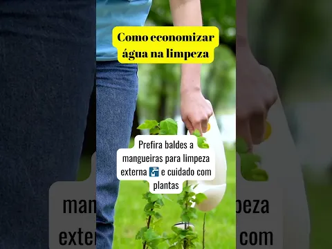 Como economizar água na limpeza! #drikkamota #dicasparacasa #economia