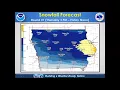 Pair of Snowfall Rounds Moving through Iowa this Afternoon through Saturday