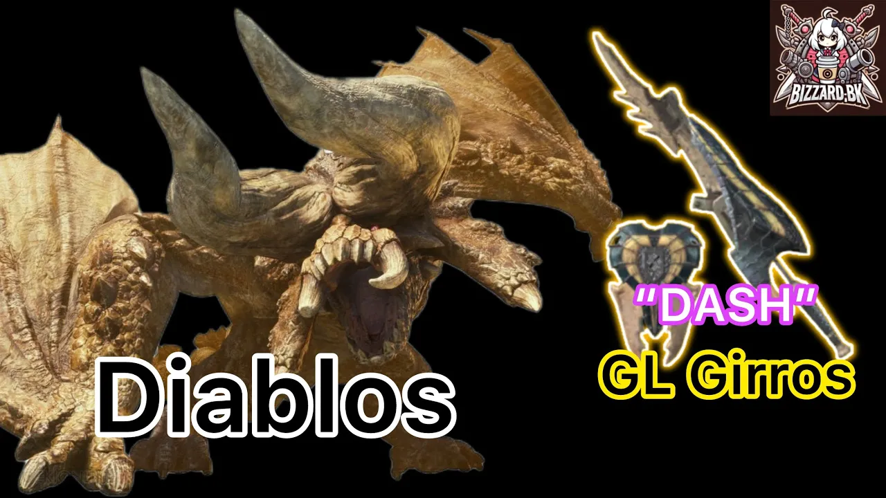 [MHN] GL Girros “Blast Dash” 🚀 vs Diablos 10 star l Monster hunter now