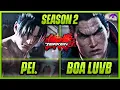 T8 Season 2 ▰ Pei. (Jin) VS Boa Luvb (Kazuya) !!!【Tekken 8 HIGH LEVEL GAMEPLAY】