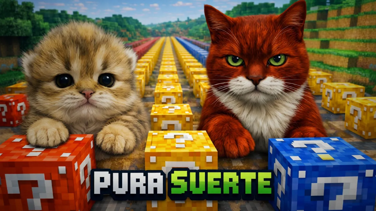 La SUERTE NO está con NOSOTROS | MINECRAFT LUCKY BLOCKS