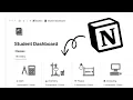 How to use Notion for School 2024 Free Template