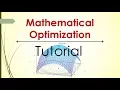 Mathematical Optimization Basics