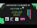 Classes and objects introduction for beginners in Kotlin Master Android development 2024