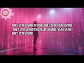 Mr. Belt & Wezol - Don't Stop Lovin' (Lyrics) | I, I can′t live without you