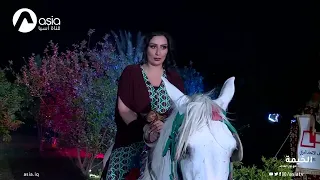الاعلامية نور الماجد تركب الخيل  الاعلامية نور الماجد تركب الخيل
