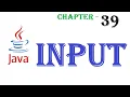 User Input - Java tutorial