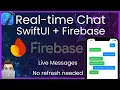 Simple SwiftUI Firebase Chat App Real-Time Messaging with Firestore Auth