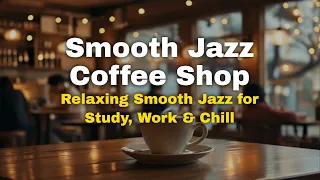 Smooth Jazz Relaxing Music at Cozy Coffee Shop for Study, Work & Chill