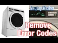Maytag Washer Clear Error code