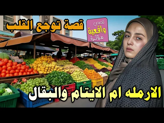⁣قصة توجع قلبك - الارمله ام الايتام والبقال - قصة مؤلمة