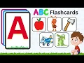 A to Z Flashcards with 5 Words Each ABC Flashcard Alphabets Learning