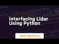 interfacing lidar using python