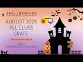 Spellbinders August 2026 All Clubs Crate - Day 6 Clear Stamp Die of the Month Card