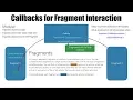 Fragments - Part 10 Callbacks for Fragment interaction