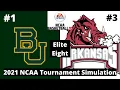 ELITE EIGHT - #1 Baylor vs #3 Arkansas - NCAA Basketball 10 Simulation!