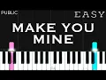 Download Lagu PUBLIC - Make You Mine | EASY Piano Tutorial