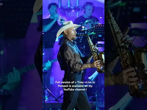 Full version of « Time » live in Pompeii is available on my YouTube channel ! #jimmysax  #shorts