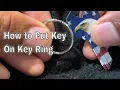 How To Put A Key On A Key Ring