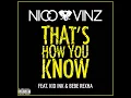 That's How You Know (feat. Kid Ink & Bebe Rexha) - Nico & Vinz