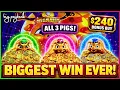 MY BIGGEST BONUS on NEW Rakin Bacon Slots