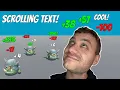 Empower Your Game with Scrolling Text Effects - A Step-by-Step Tutorial