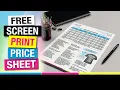 How to Price Your Screen Printing Jobs