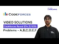 Codeforces Round 1076 Div 3 Solutions - A to F By Ruthvik NxtWave LaunchPad