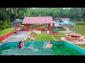 Lagu Building An Outdoor Canopy, Completing The Swimming Pool - Relax by the Pool Amidst Lush Greenery.