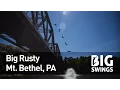 Jumping from the top of a Rusty Bridge Big Rusty