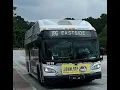 MARTA New Flyer XN40 Xcelsior CNG Buses Routes 186 111 86 At Snapfinger Woods Drive 2023