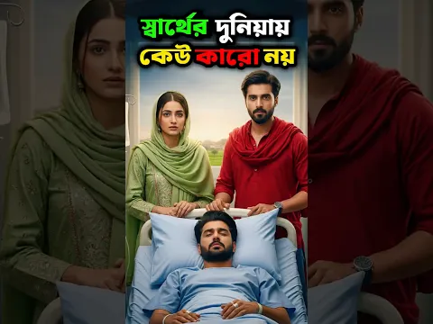 স্বার্থের দুনিয়ায় কেউ কারো নয় 😥 #shorts