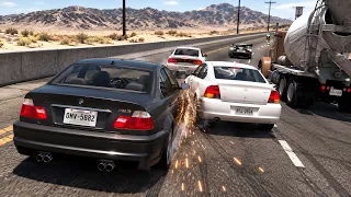 BeamNG.Drive - High Speed Car Crashes - Who Survives?