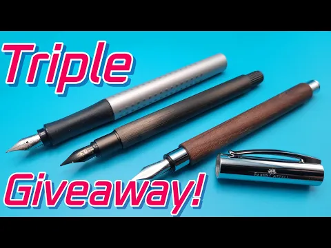 Download MP3 Faber Castell Triple Review : Grip, Neo Slim, Ambition Fountain Pens