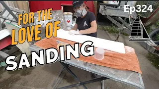 Yanmar Engines at the ready // How to build a Fibreglass Catamaran Ep324