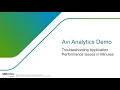 Avi App Analytics Demo