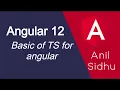 Angular 12 tutorial Basic typescript for angular