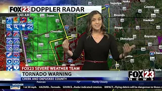 KOKI FOX 23 Severe Weather Coverage April 26 2024