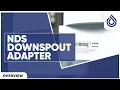 NDS Downspout PVC Drain Adapter 9P03 9P04 9P06 9P08 9P09