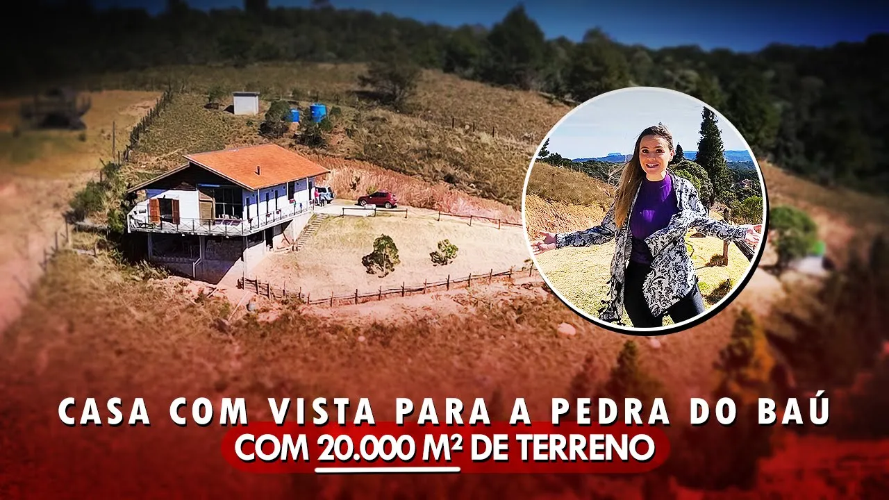 Video do Imóvel: Que tal um lugar para se conectar com boas energias!? Esse local é perfeito!!! Casa com vista para a Pedra do Baú!