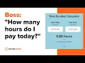 Free time duration calculator tool