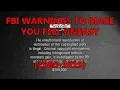 FBI Warnings to make you feel uneasy 1960-2019