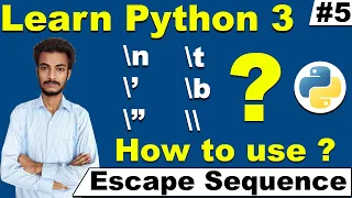 What is Escape Sequence in Python How to print in a new line in Python programing Cyber Warriors