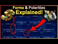 Warframe Beginner Basics on Forma Polarities Reactors Catalysts